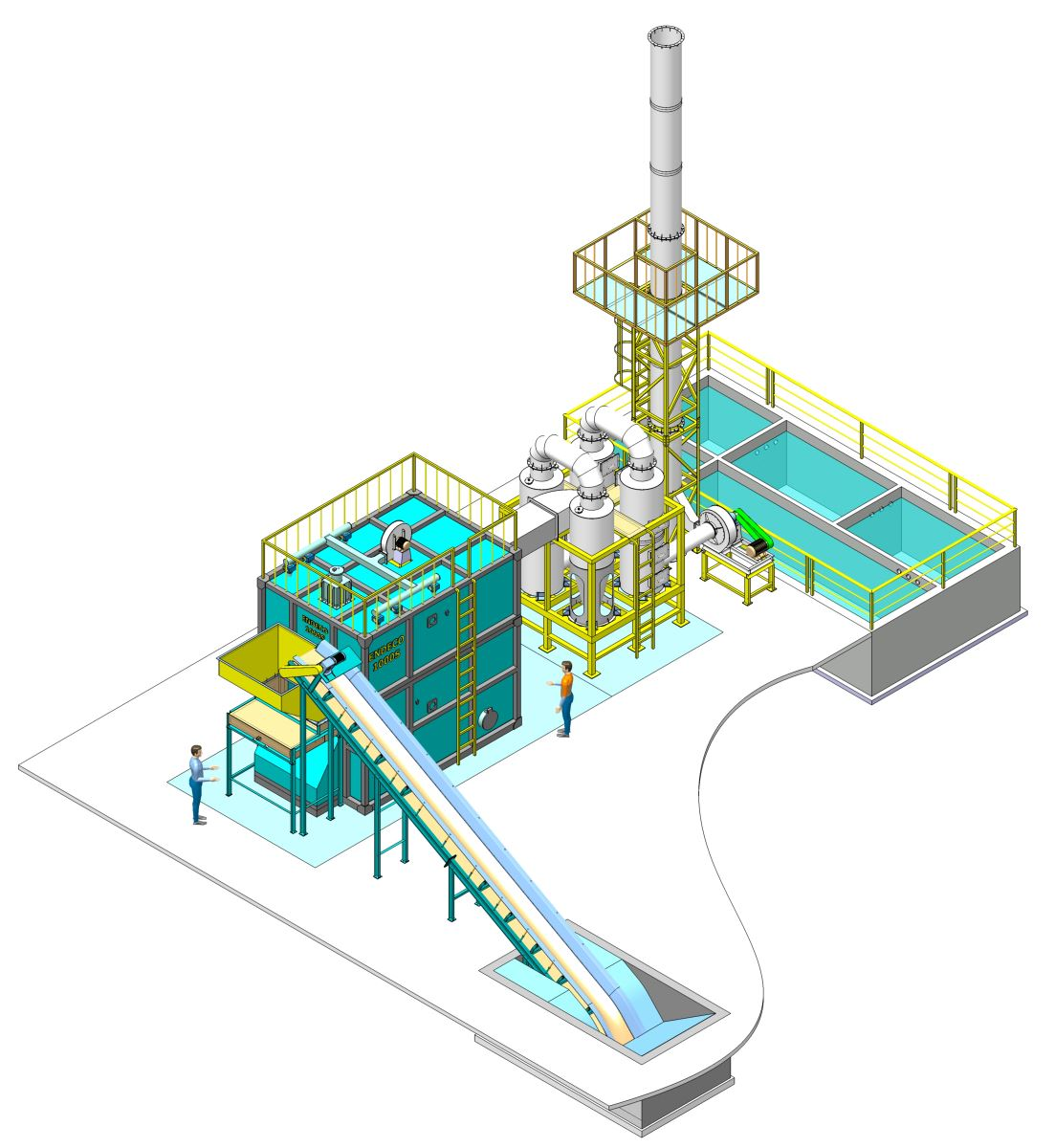 Lò đốt rác thải sinh hoạt ENDECO TL-S